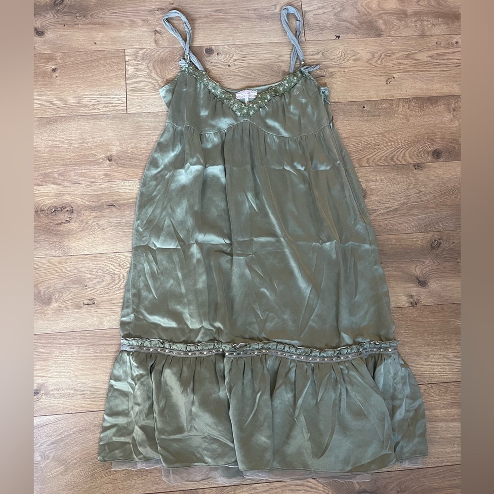 FREE PEOPLE satin dress